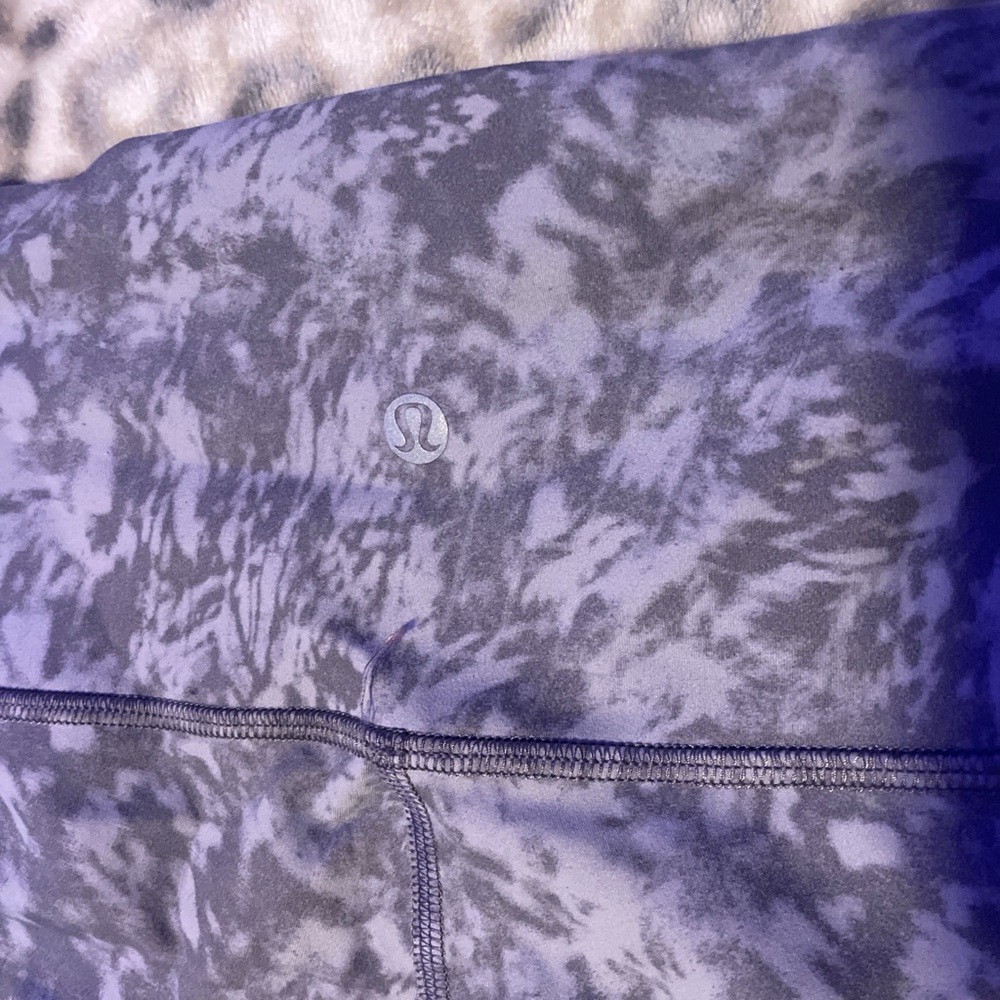 Lululemon Purple Patterned Leggings